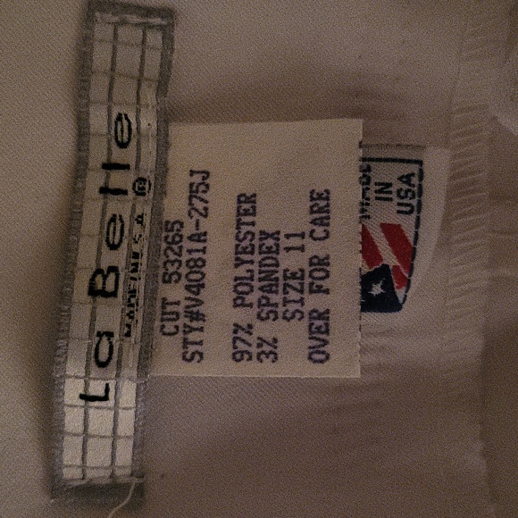 La Belle White Blazer and Pants Set NWT Blazer 7, Pants 11 - Picture 10 of 14